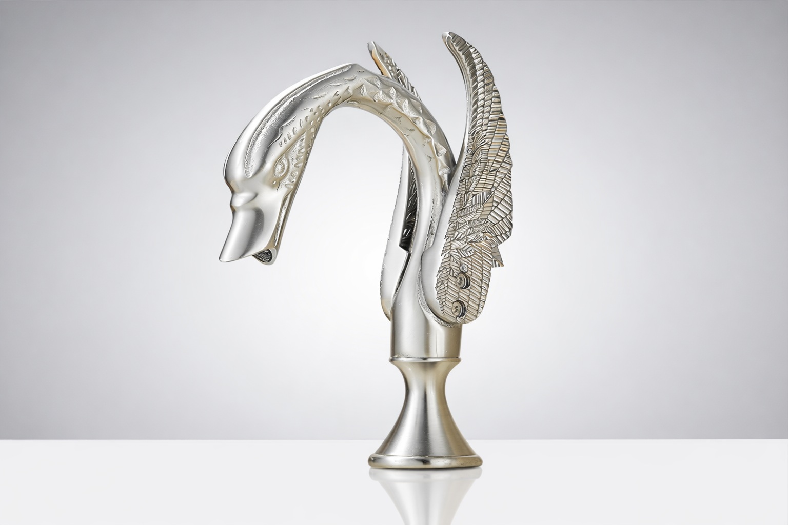 Fontana brushed swan touchless sensor faucet for commercial washrooms